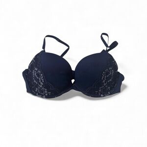 Montelle Gemstone Blue/Heaven Push Up Padded Bra Size 34C